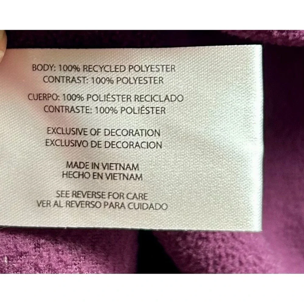 Eddie Bauer Sweater Womens Med‎ Pullover Plum Eco Friendly Cozy Recycled Fleece